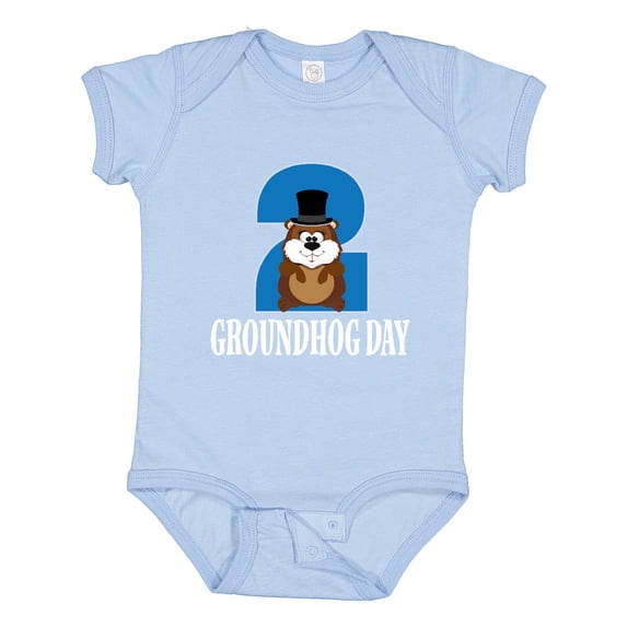 Inktastic Groundhog Day February 2 Boys or Girls Baby Bodysuit