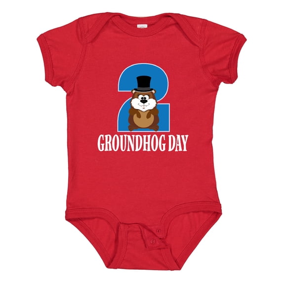 Inktastic Groundhog Day February 2 Boys or Girls Baby Bodysuit