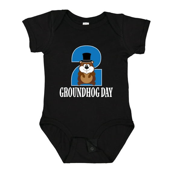 Inktastic Groundhog Day February 2 Boys or Girls Baby Bodysuit