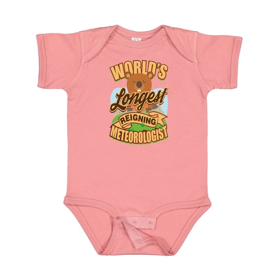 Inktastic Groundhog Day Meterologist Weather Boys or Girls Baby Bodysuit
