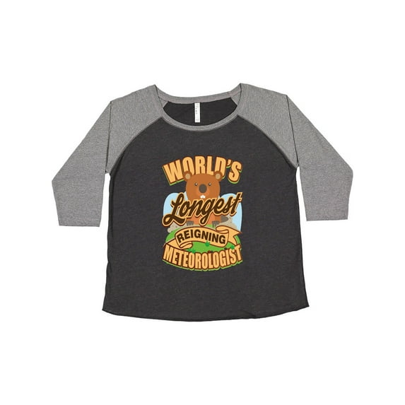 Inktastic Groundhog Day Meterologist Weather Women's Plus Size T-Shirt