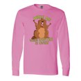 thumbnail image 1 of Inktastic Groundhog Day Wake Me When Winter is Over Long Sleeve T-Shirt, 1 of 5