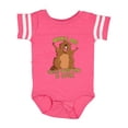 thumbnail image 1 of Inktastic Groundhog Day Wake Me when Winter is over Boys or Girls Baby Bodysuit, 1 of 5