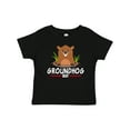 thumbnail image 1 of Inktastic Groundhog Day with Cute Groundhog Illustration Boys or Girls Baby T-Shirt, 1 of 5