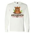 thumbnail image 1 of Inktastic Groundhog Day with Cute Groundhog Illustration Long Sleeve T-Shirt, 1 of 5