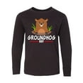 thumbnail image 1 of Inktastic Groundhog Day with Cute Groundhog Illustration Long Sleeve Youth T-Shirt, 1 of 5