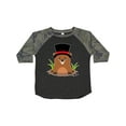 thumbnail image 1 of Inktastic Groundhog Day with Groundhog in Top Hat Boys or Girls Toddler T-Shirt, 1 of 5