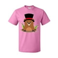 thumbnail image 1 of Inktastic Groundhog Day with Groundhog in Top Hat T-Shirt, 1 of 5