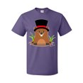 thumbnail image 1 of Inktastic Groundhog Day with Groundhog in Top Hat T-Shirt, 1 of 5