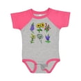 thumbnail image 1 of Inktastic Group of Beautiful Wildflowers Boys or Girls Baby Bodysuit, 1 of 5