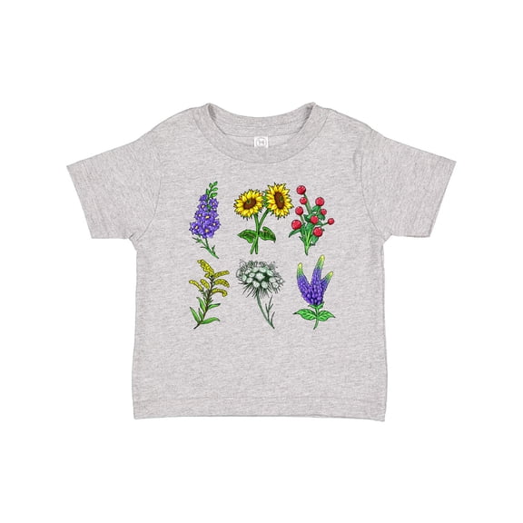 Inktastic Group of Beautiful Wildflowers Boys or Girls Baby T-Shirt