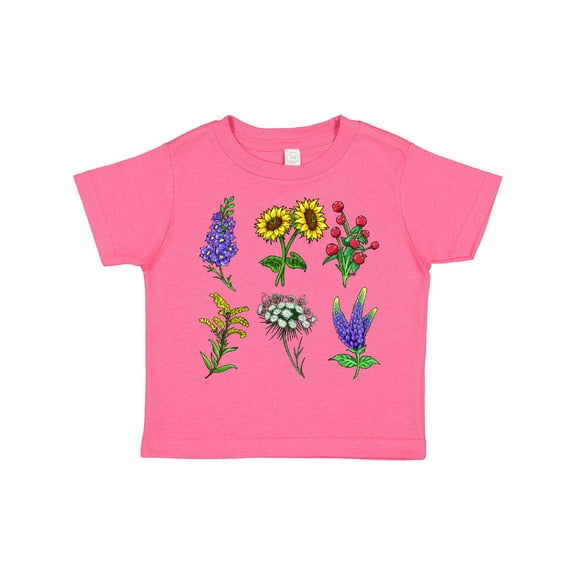 Inktastic Group of Beautiful Wildflowers Boys or Girls Toddler T-Shirt