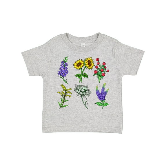Inktastic Group of Beautiful Wildflowers Boys or Girls Toddler T-Shirt