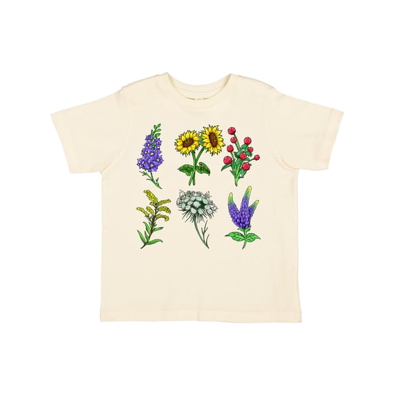 Inktastic Group of Beautiful Wildflowers Boys or Girls Toddler T-Shirt