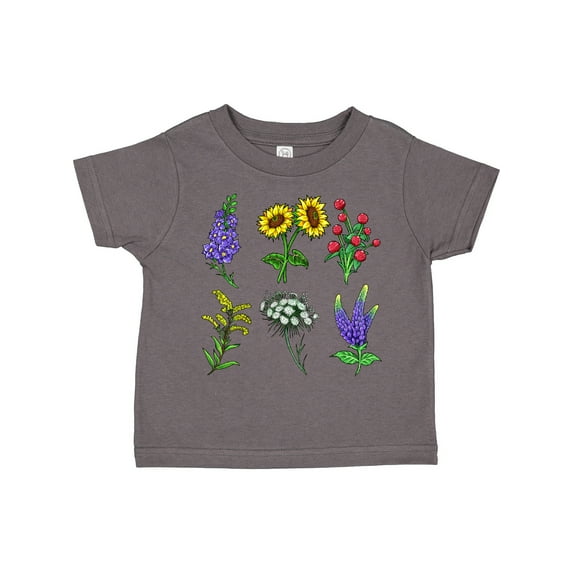 Inktastic Group of Beautiful Wildflowers Boys or Girls Toddler T-Shirt