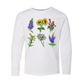 thumbnail image 1 of Inktastic Group of Beautiful Wildflowers Long Sleeve Youth T-Shirt, 1 of 5