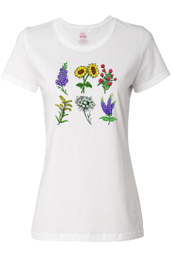 Group of Beautiful Wildflowers Women's T-Shirt