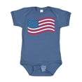 thumbnail image 1 of Inktastic Grunge American Flag Boys or Girls Baby Bodysuit, 1 of 5
