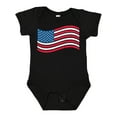 thumbnail image 1 of Inktastic Grunge American Flag Boys or Girls Baby Bodysuit, 1 of 5