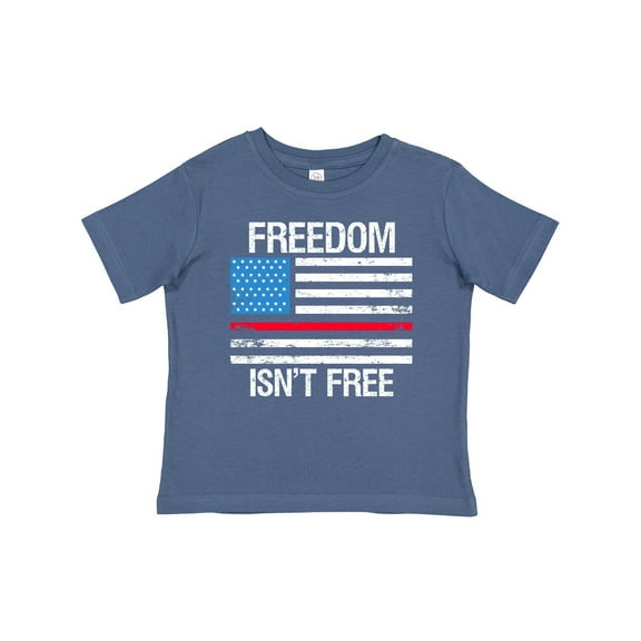 Inktastic Grunge American Flag Freedom Isn't Free Boys or Girls Baby T-Shirt