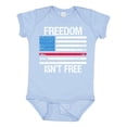 thumbnail image 1 of Inktastic Grunge American Flag Freedom isn't Free Boys or Girls Baby Bodysuit, 1 of 5