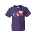 thumbnail image 1 of Inktastic Grunge American Flag Youth T-Shirt, 1 of 5