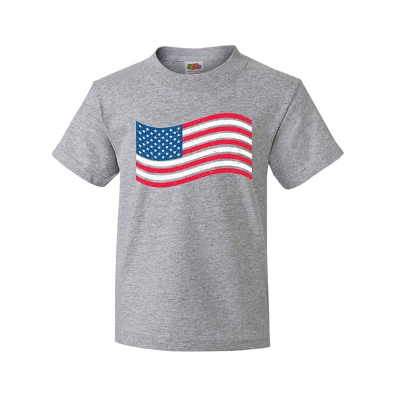 Inktastic Grunge American Flag Youth T-Shirt