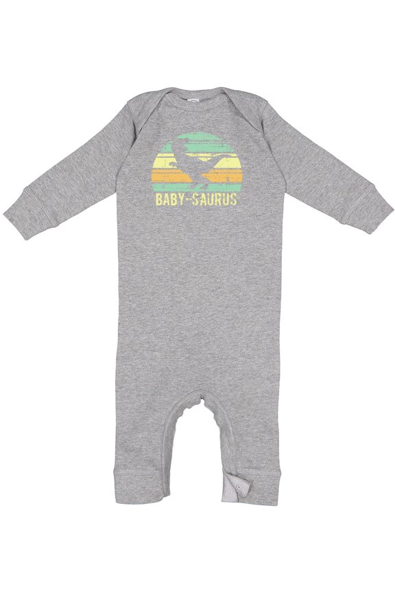 Grunge Baby-saurus T-rex Baby Romper Coveralls