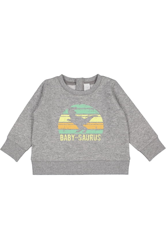 Grunge Baby-saurus T-rex Baby Sweatshirt