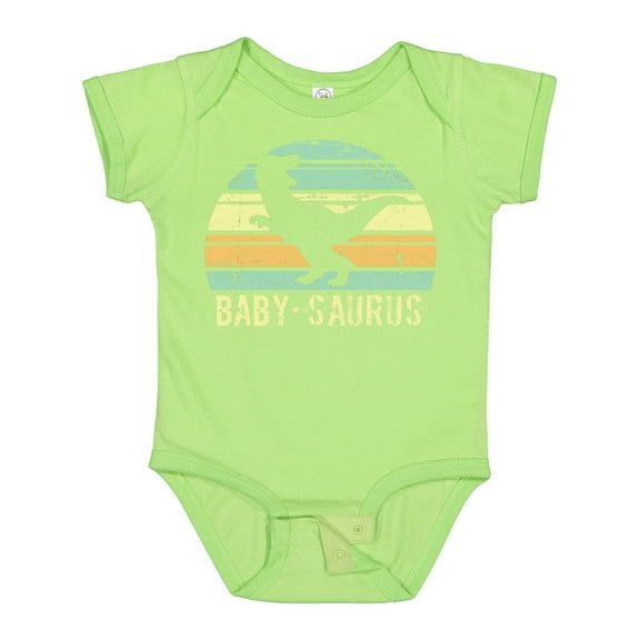 Inktastic Grunge Baby-saurus T-rex Boys or Girls Baby Bodysuit