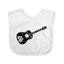 Inktastic Grunge Guitar Boys or Girls Baby Bib