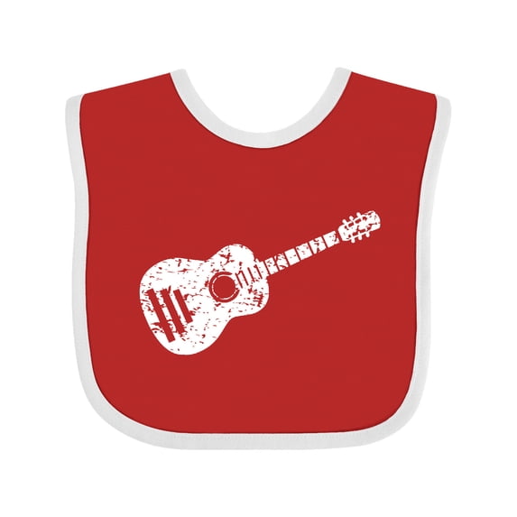 Inktastic Grunge Guitar Boys or Girls Baby Bib