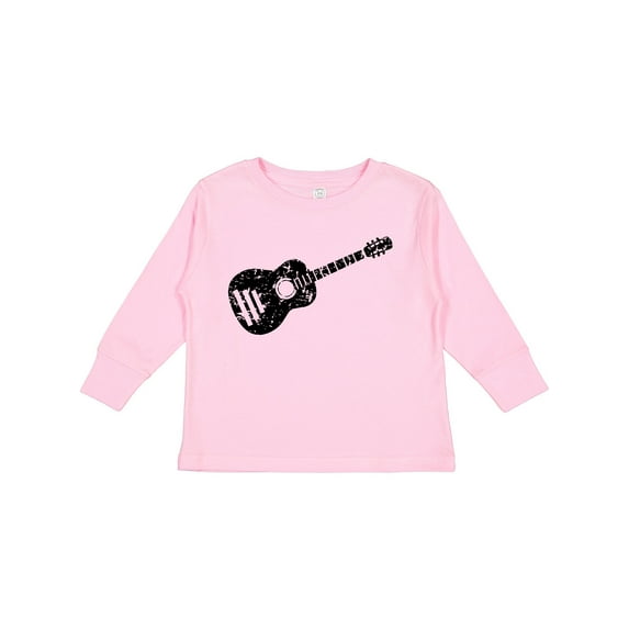 Inktastic Grunge Guitar Boys or Girls Long Sleeve Toddler T-Shirt