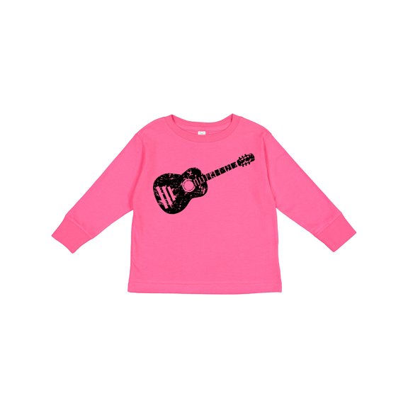 Inktastic Grunge Guitar Boys or Girls Long Sleeve Toddler T-Shirt