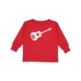 thumbnail image 1 of Inktastic Grunge Guitar Boys or Girls Long Sleeve Toddler T-Shirt, 1 of 5