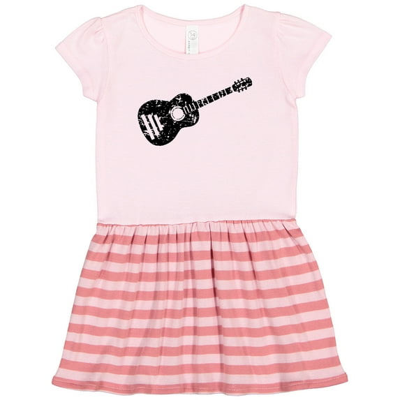 Inktastic Grunge Guitar Gift Toddler Girl Dress