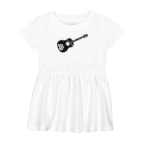 Inktastic Grunge Guitar Girls Baby Dress