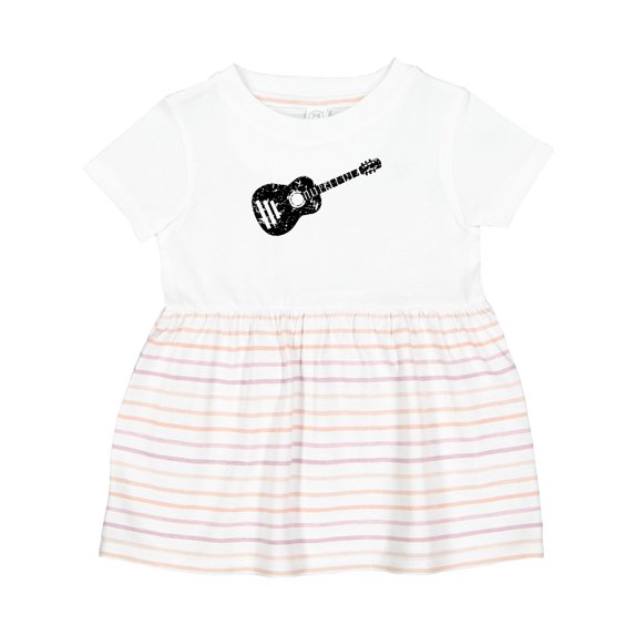 Inktastic Grunge Guitar Girls Baby Dress