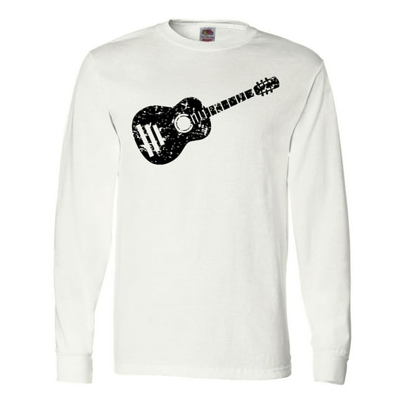 Inktastic Grunge Guitar Long Sleeve T-Shirt
