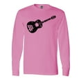 thumbnail image 1 of Inktastic Grunge Guitar Long Sleeve T-Shirt, 1 of 5