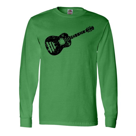 Inktastic Grunge Guitar Long Sleeve T-Shirt