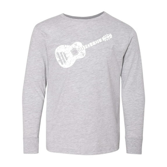 Inktastic Grunge Guitar Long Sleeve Youth T-Shirt