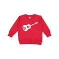 thumbnail image 1 of Inktastic Grunge Guitar Toddler Sweatshirt, 1 of 4