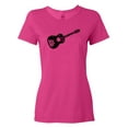 thumbnail image 1 of Inktastic Grunge Guitar Women's T-Shirt, 1 of 5