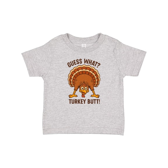 Inktastic Guess What Turkey Butt Boys or Girls Baby T-Shirt