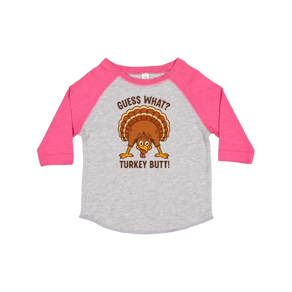 Inktastic Guess What Turkey Butt Boys or Girls Toddler T-Shirt