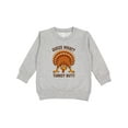 thumbnail image 1 of Inktastic Guess What Turkey Butt Toddler Sweatshirt, 1 of 4
