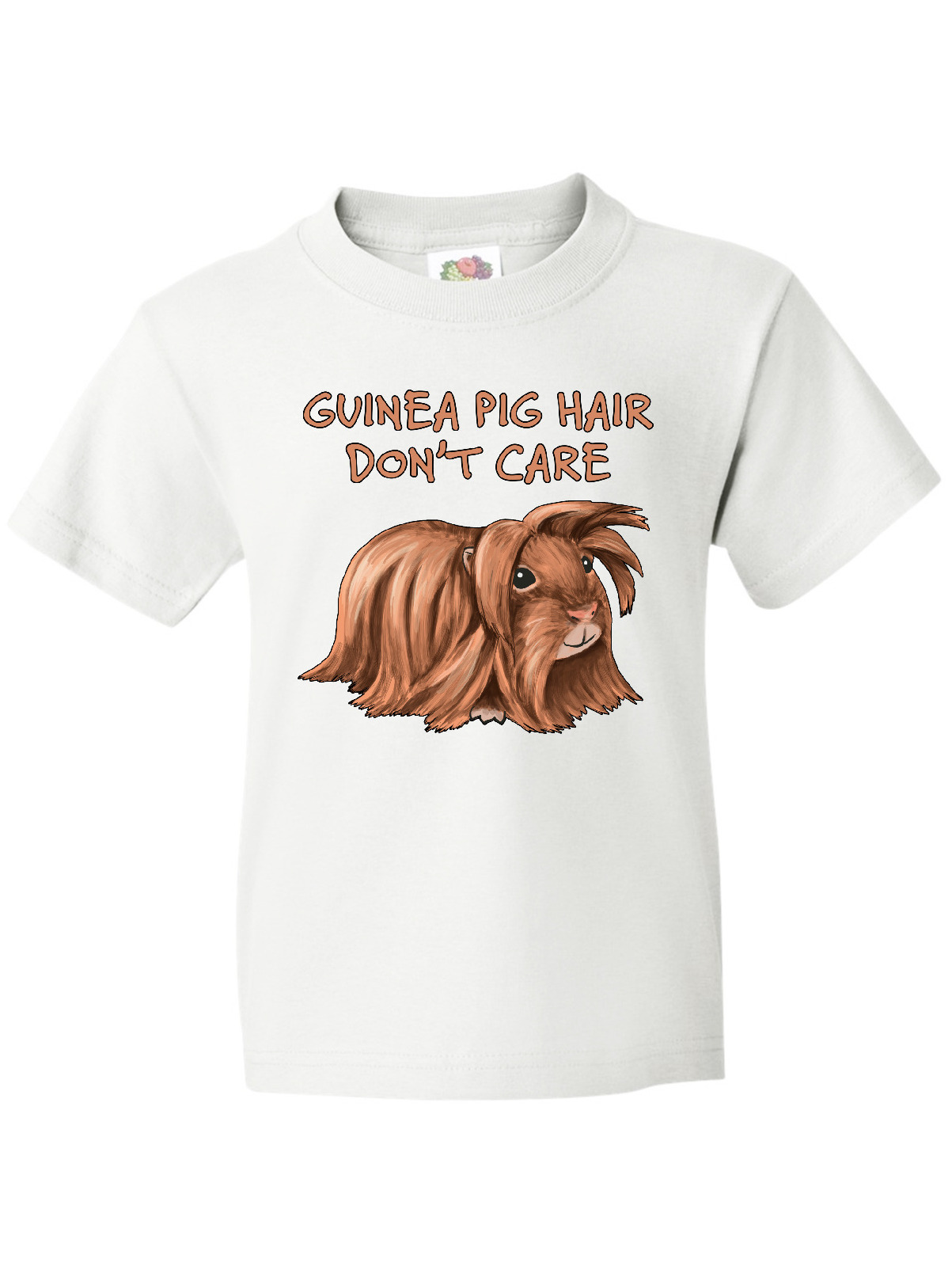 Inktastic Guinea Pig Hair Don't Care Youth T-Shirt - image 1 of 4