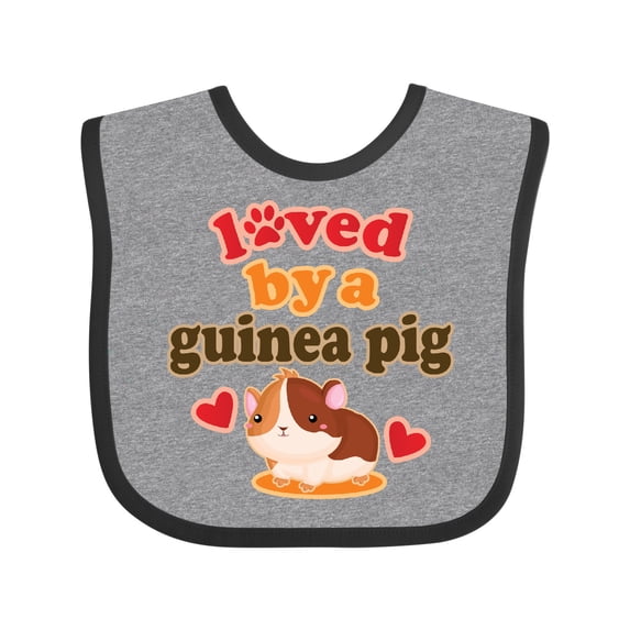 Inktastic Guinea Pig Pet Owner Boys or Girls Baby Bib