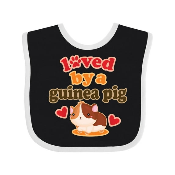 Inktastic Guinea Pig Pet Owner Boys or Girls Baby Bib